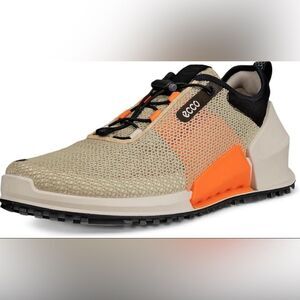 Ecco Biom 2.0 Low Breathru Sand/Orange Neon/Black 8-8.5 NWT IN BOX